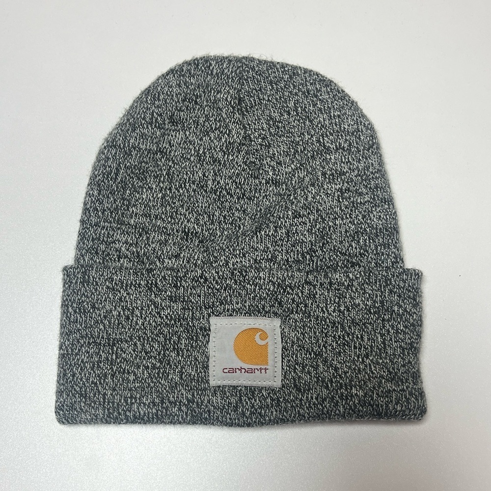 Carhartt Heathered Grey Knit Beanie - Picture 4 of 4